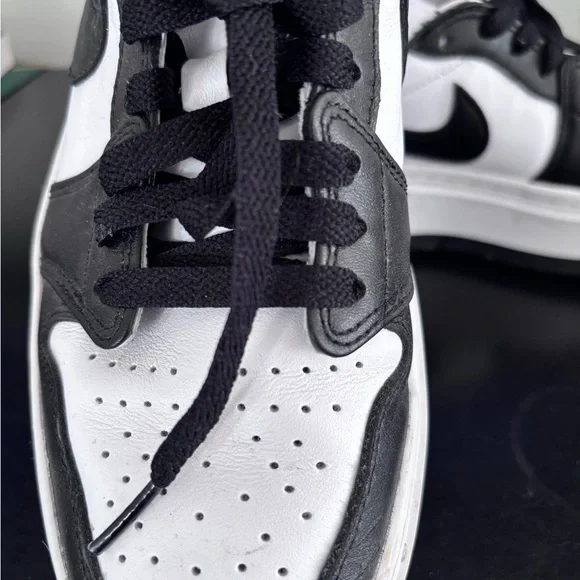 Nike Air Jordan 1 Elevate  low Panda Black and White shoes UNISEX size 8.5 - Picture 3 of 7